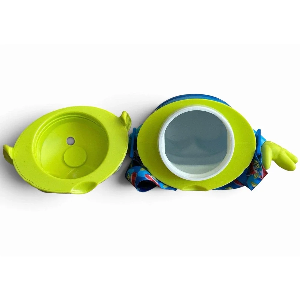 Disney Parks Pixar Toy Story 4 Little Green Men Alien Sipper Cup w/Lanyard